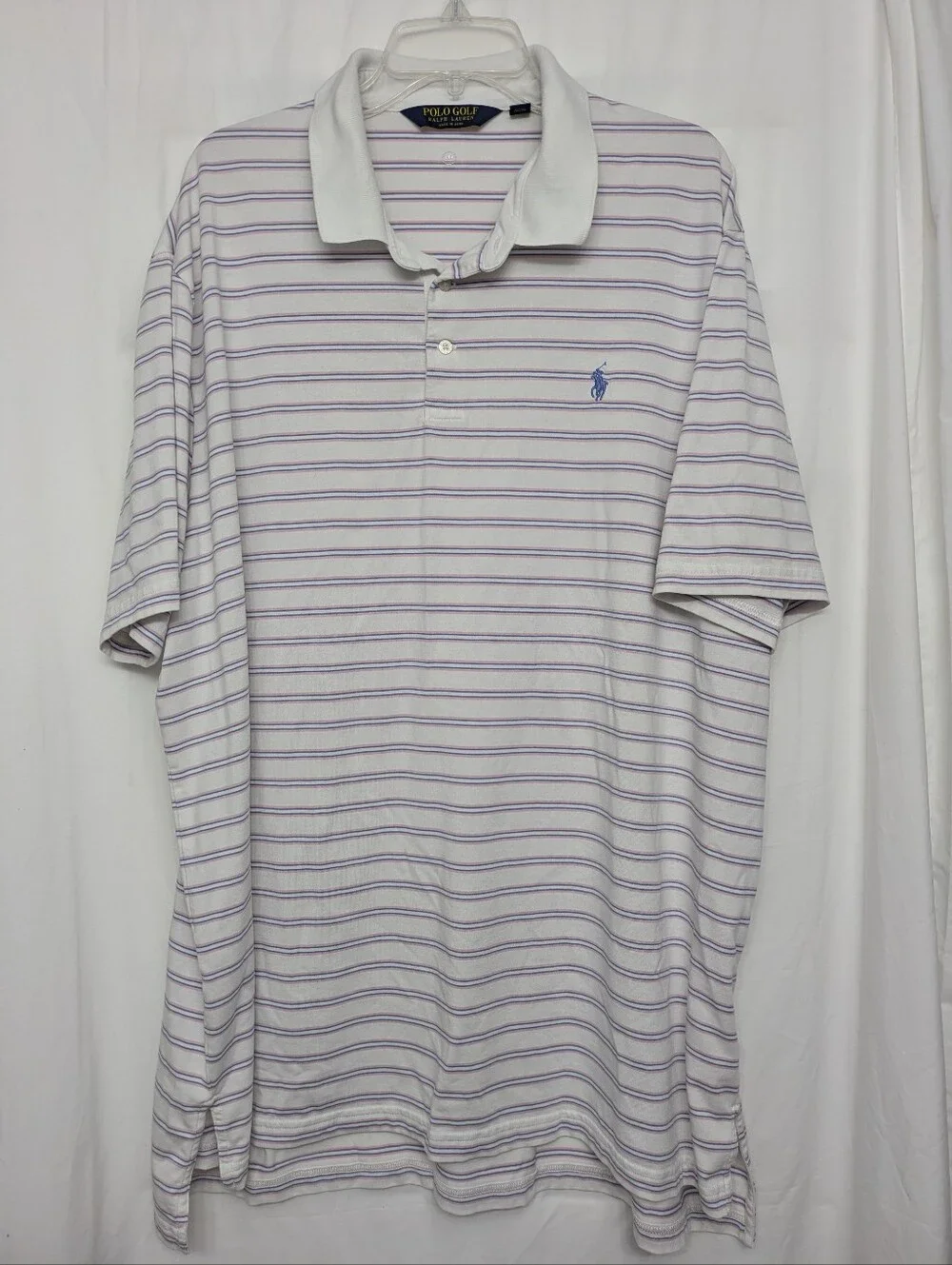 Polo Ralph Lauren Golf XXL Striped Pony Polo Shirt